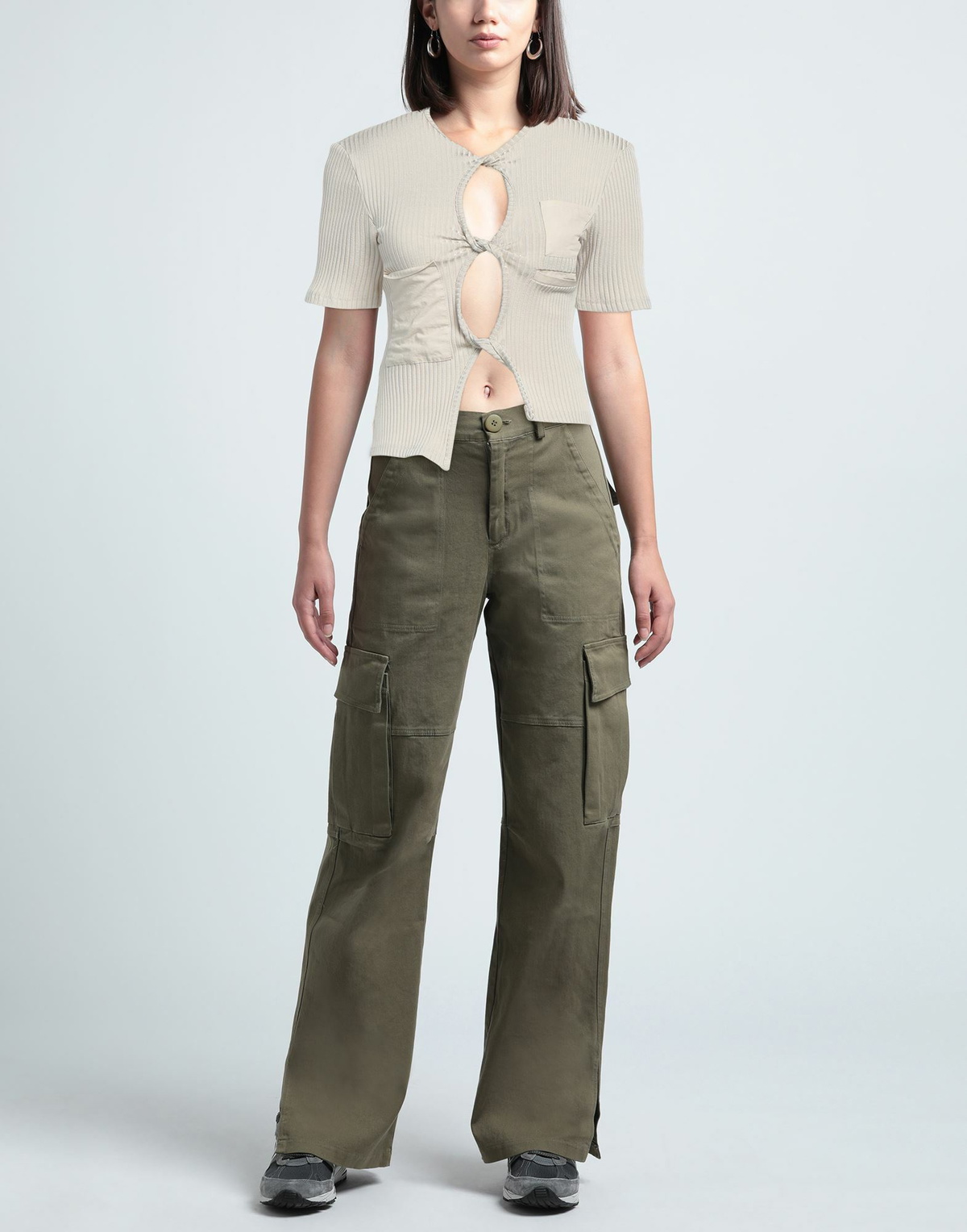 Christopher Esber Womens Top Light in Grey