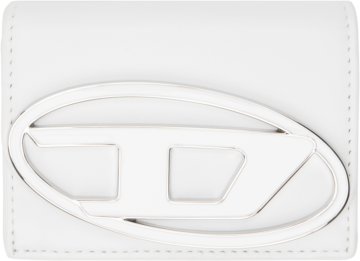 Diesel White 1dr Tri Fold Coin Xs Ii Wallet Diesel