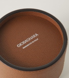 Giobagnara Colorado leather-trimmed ashtray