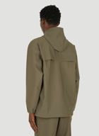 Bonded Hooded Jacket in Khaki