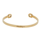 Salvatore Ferragamo Gold Cuff Bracelet
