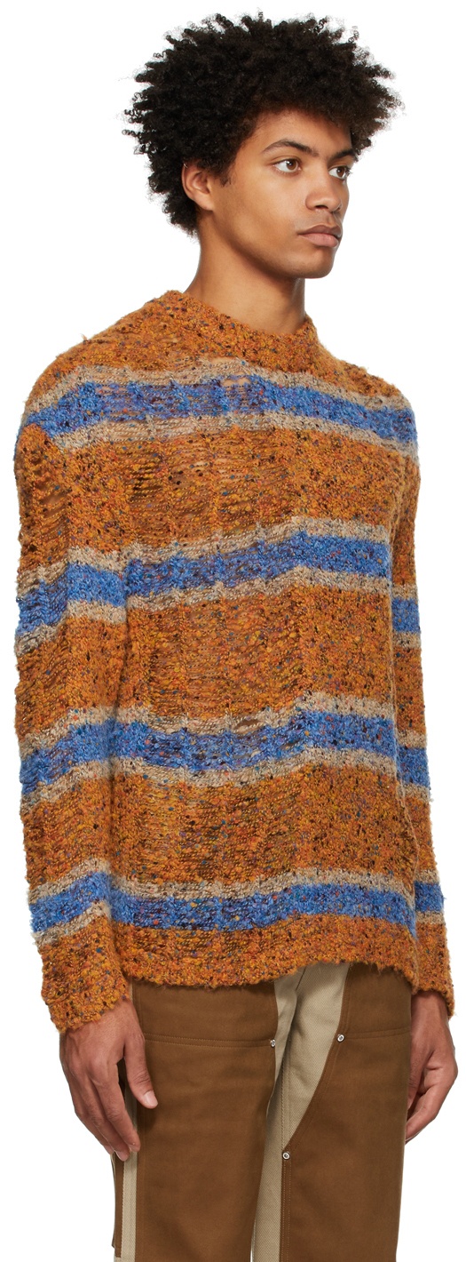 Andersson Bell Orange & Blue Bothnia Stripe Sweater Andersson Bell