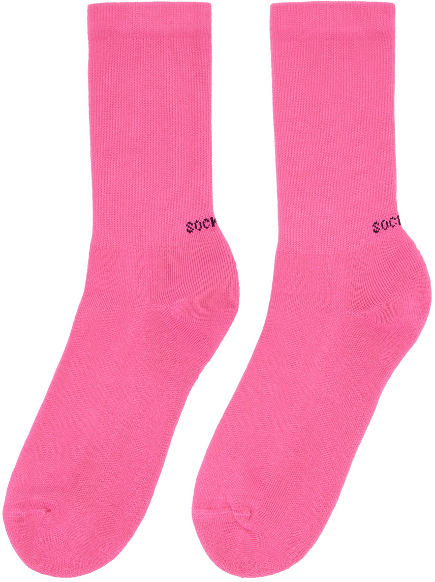 SOCKSSS Two-Pack Pink & Red Socks