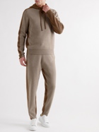 Theory - Alcos Colour-Block Wool-Blend Hoodie - Neutrals