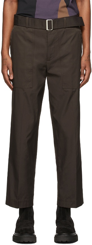 Photo: 3.1 Phillip Lim Brown Patch Pocket Trousers