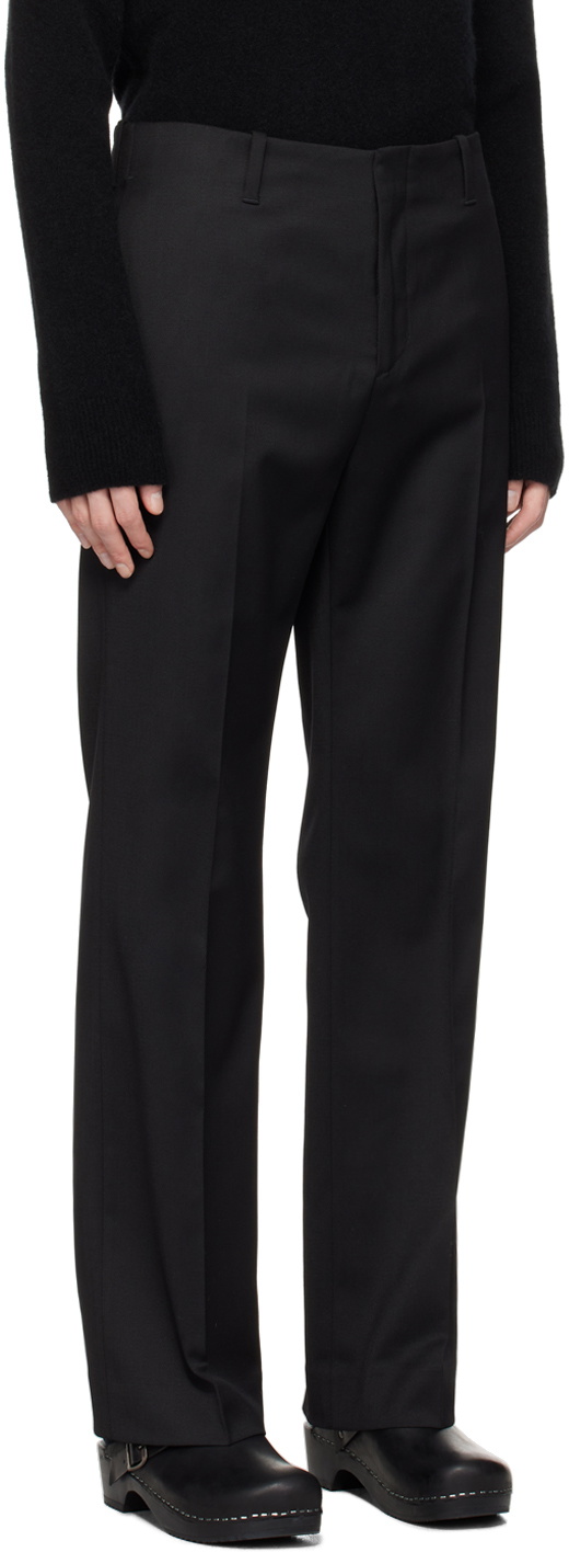 Filippa K Black Bootcut Trousers