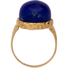 Jiye Shin Gold Lapis Sister 2 Ring