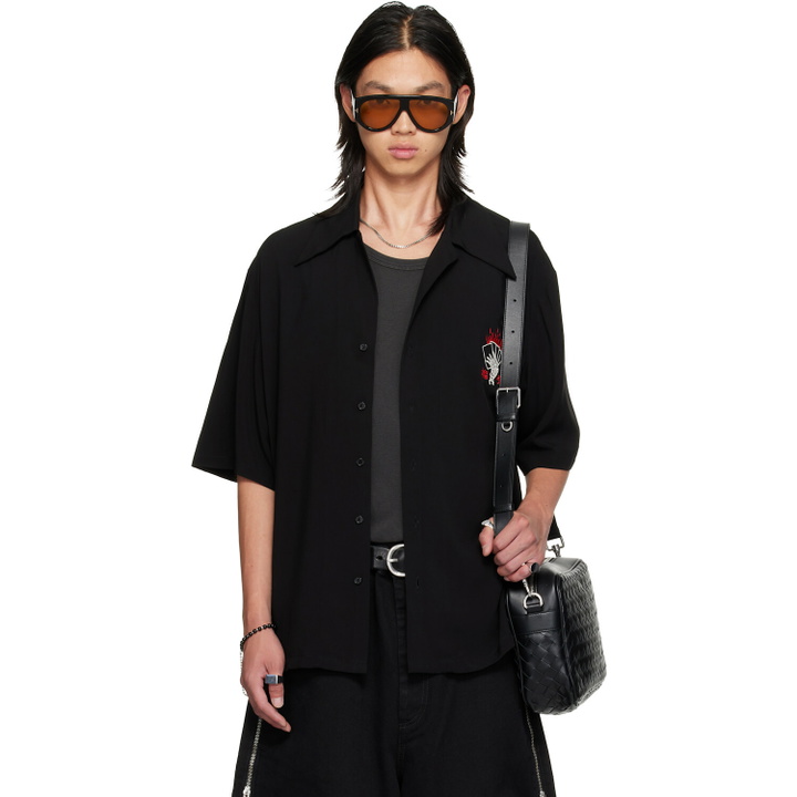 Photo: LU'U DAN Black Uniform Shirt