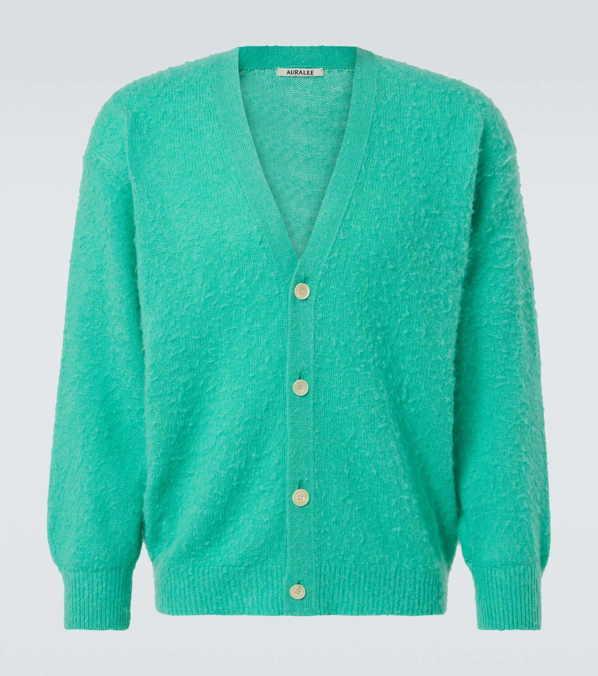 Auralee Cashmere, wool, and silk cardigan Auralee