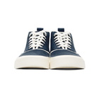 Maison Kitsune Blue High-Top Sneakers