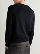 Nili Lotan - Reggie Silk and Cotton-Blend Sweater - Blue