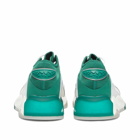 Adidas Men's Streetball II Sneakers in White/Dark Green/Ecru Tint