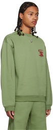 Y/Project Green Embroidered Sweatshirt