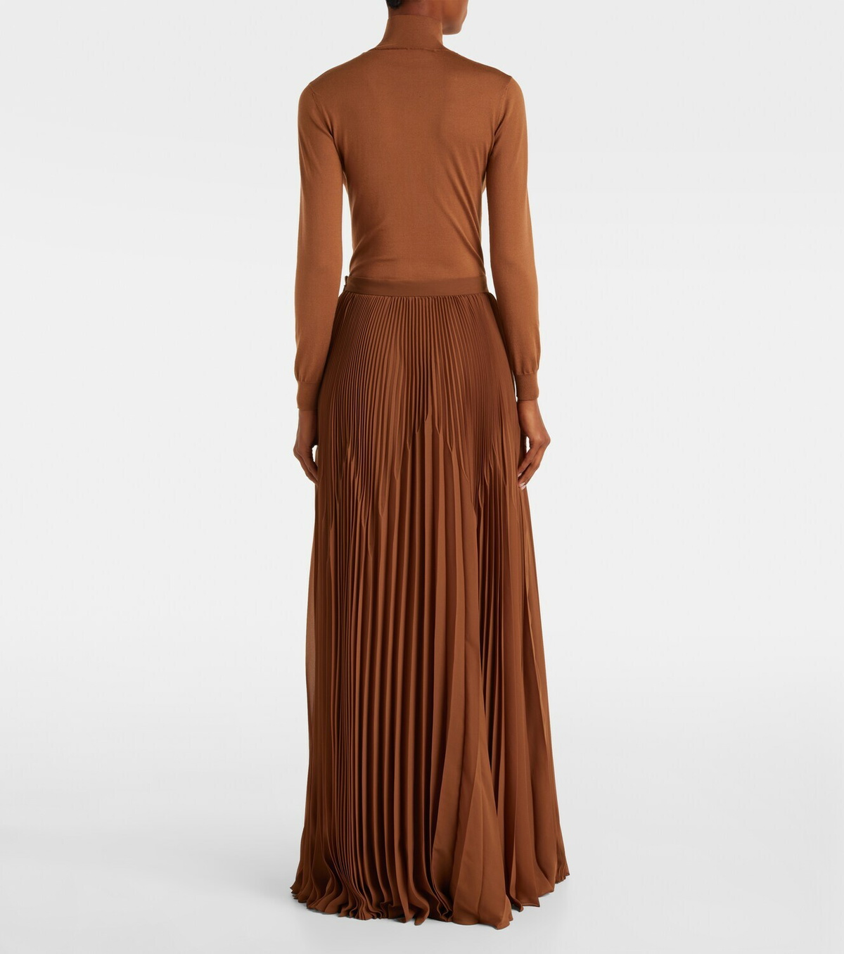 Ralph Lauren Collection Plissé maxi skirt