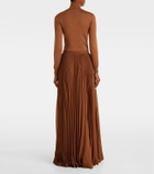 Ralph Lauren Collection Plissé maxi skirt