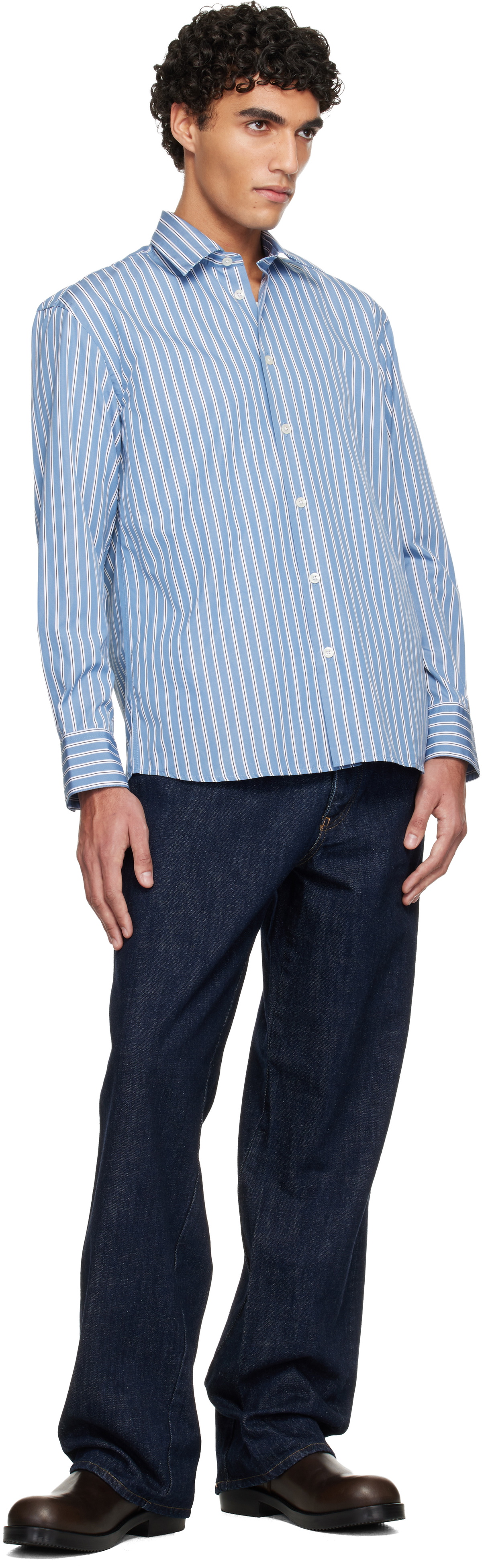 Sunflower Blue Wide Twist Jeans