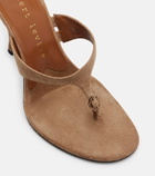 Herbert Levine Kiss And Tell 100 suede mules