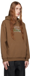 Dime Brown Ratio Hoodie