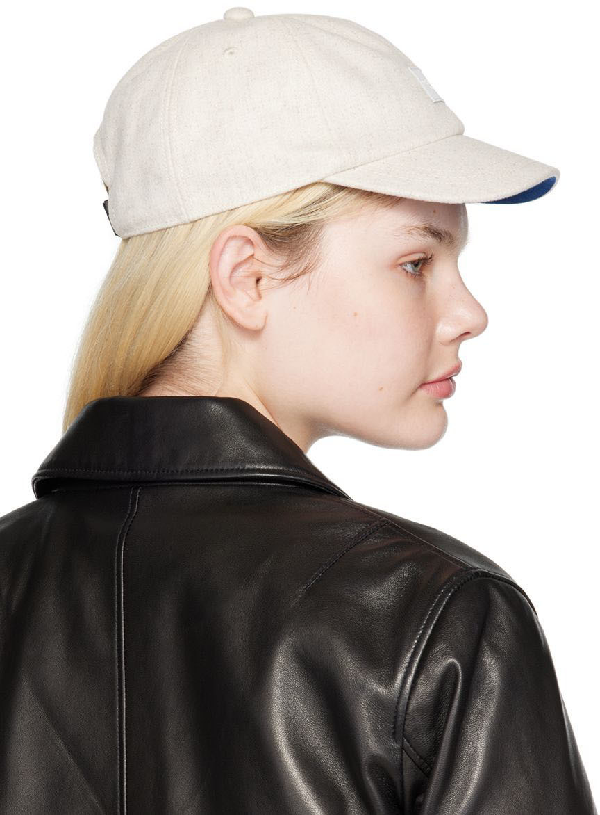 rag & bone Off-White Addison Baseball Cap