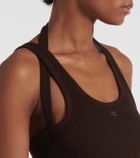 Courrèges Undressed ribbed-knit midi dress