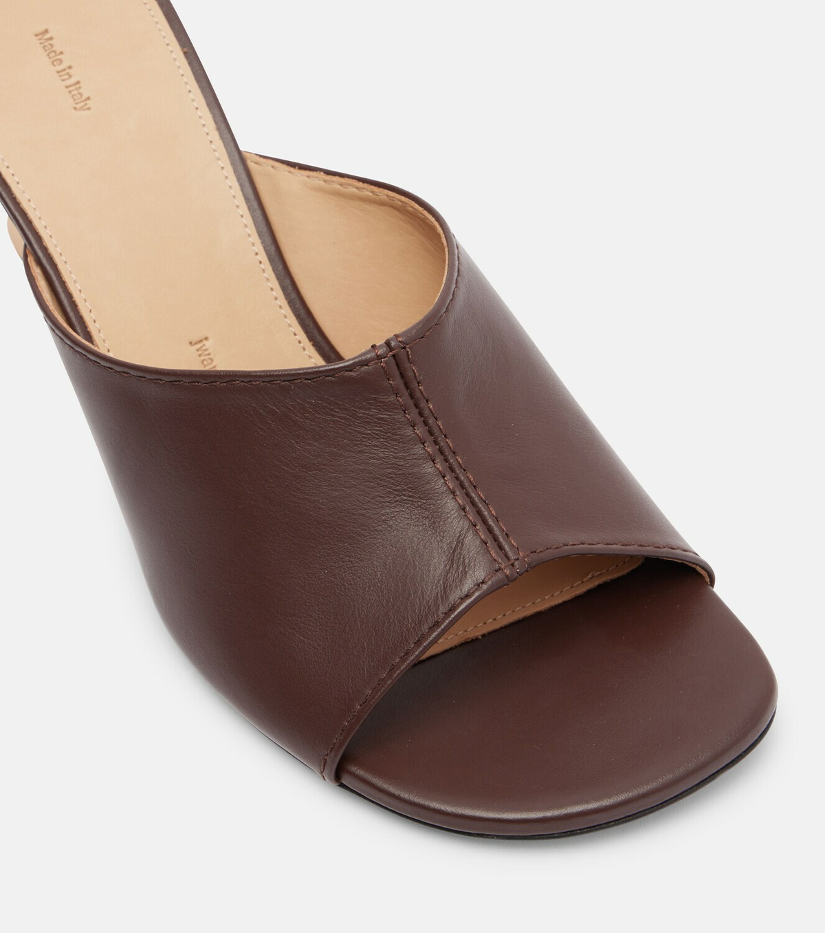 JW Anderson Stitch leather mules