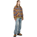 We11done Tan Camel Check Pattern Jacket