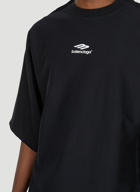Flat Logo Print T-shirt in Black