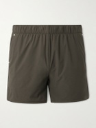 Portal - Marka Liner 5" Mesh-Trimmed Recycled-Shell Running Shorts - Green