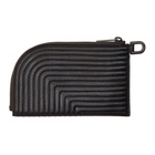 Rick Owens Black Zip Pouch Wallet