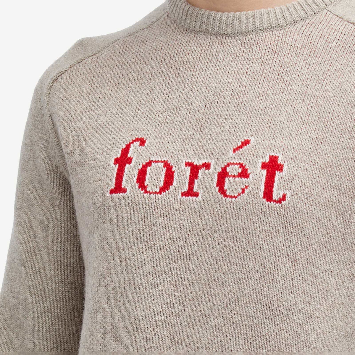 Foret Men's Meadow Knit Sweatshirt in Khaki