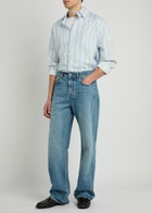 Jacquemus Le De-nimes Droit Wide-leg Jeans Blue