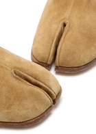 Maison Margiela Tabi Suede Flats Brown