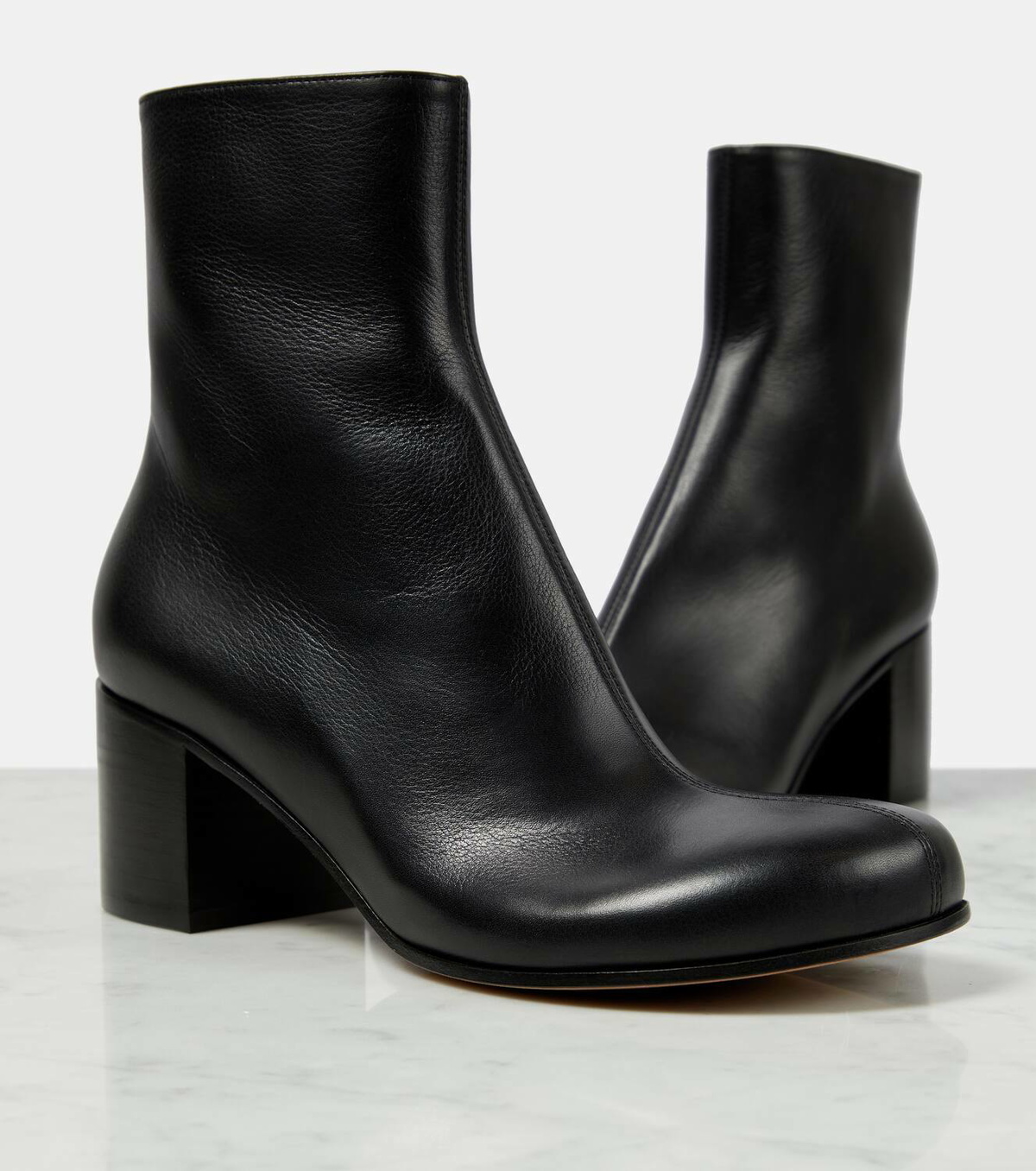 Loewe Terra leather ankle boots