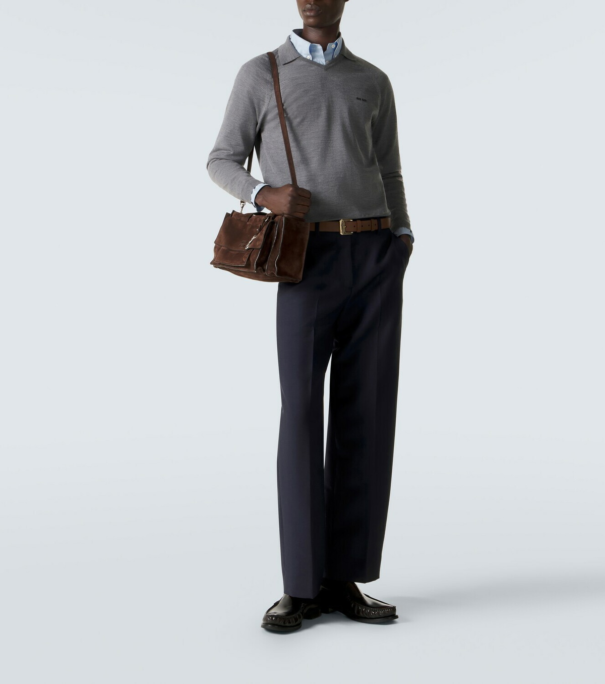 Miu Miu Virgin wool polo sweater