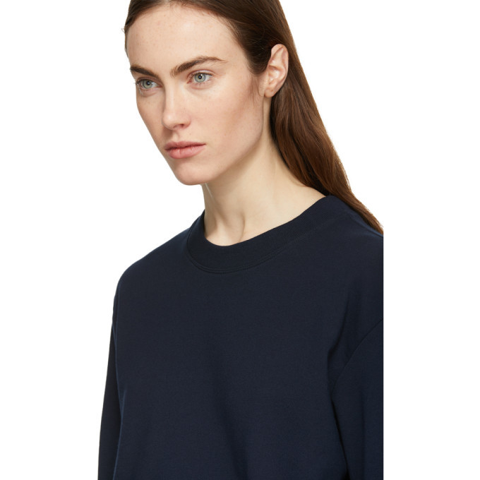 Cedric Charlier Navy Frill Sweatshirt Cedric Charlier