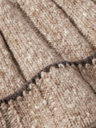Brunello Cucinelli - Ribbed Cashmere Beanie - Brown