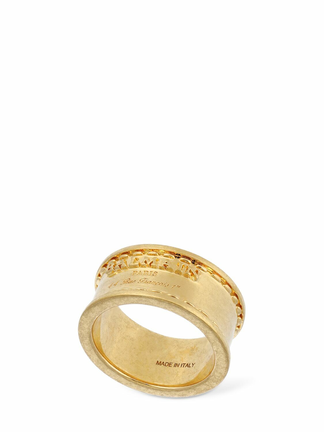 Balmain Rings BALMAIN - Signature Tubular Brass Ring Balmain