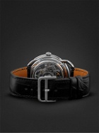 Hermès Timepieces - Arceau Squelette Automatic 40mm Stainless Steel and Alligator Watch, Ref. No. W055537WW00