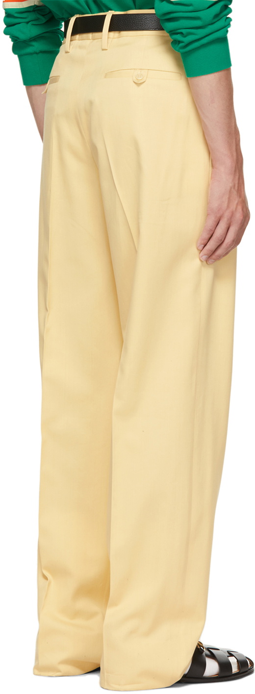 Gucci Wool gauze wide-leg pants Gucci