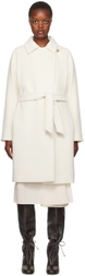 Max Mara White Estella Coat