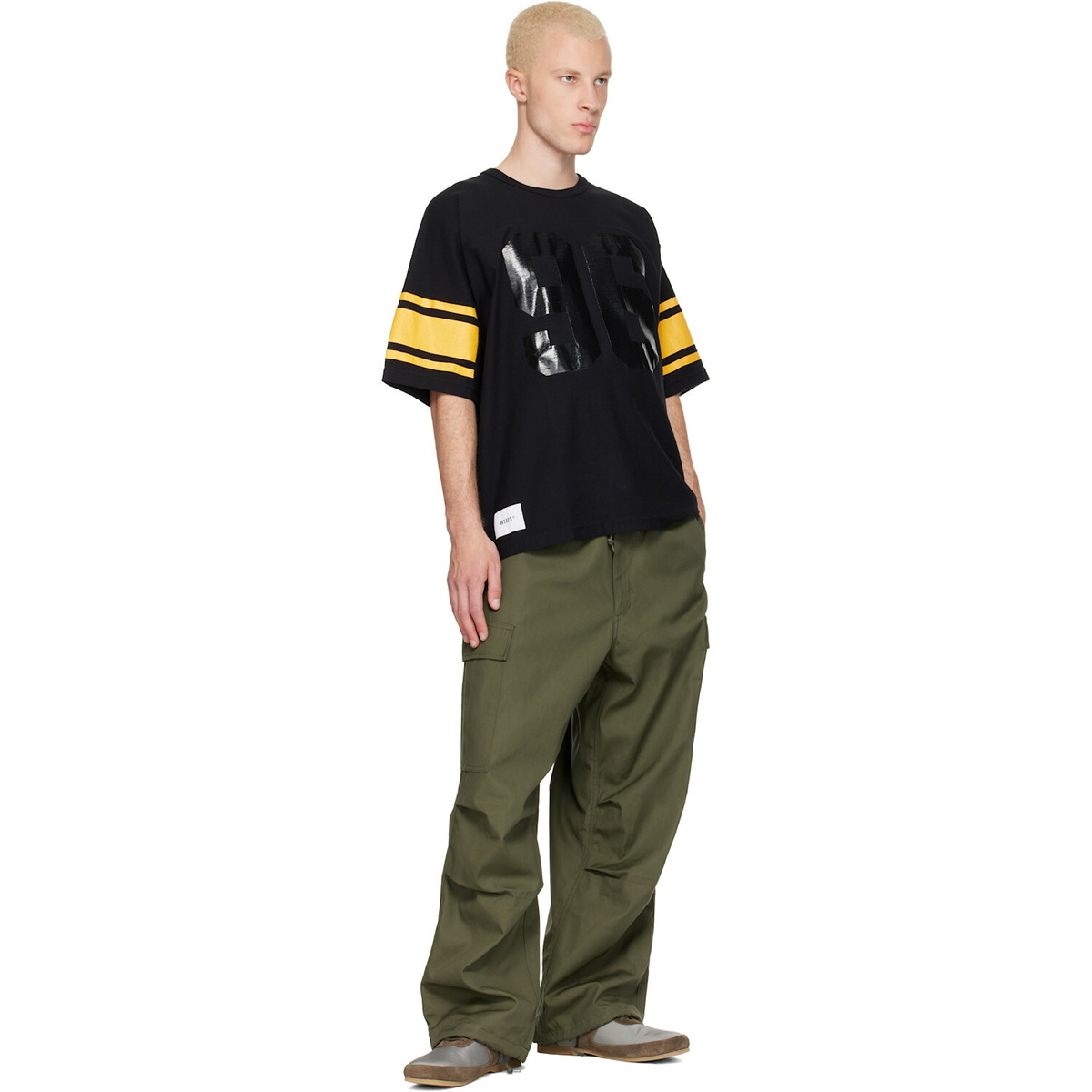 WTAPS Green MILT0001 Cotton Canvas Cargo Pants