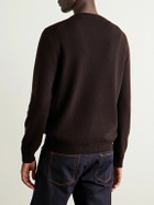 Incotex - Zanone Virgin Wool and Cashmere-Blend Sweater - Brown