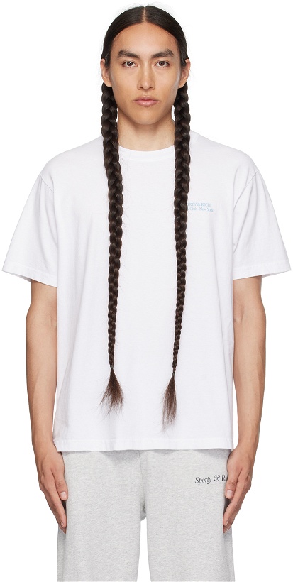 Photo: Sporty & Rich White New Drink Water T-Shirt