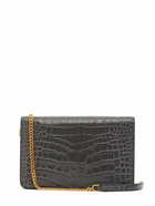 TOM FORD Small Whitney Shiny Croc Embossed Bag