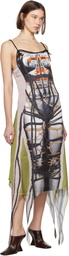 Y/Project Multicolor Bondage Print Midi Dress