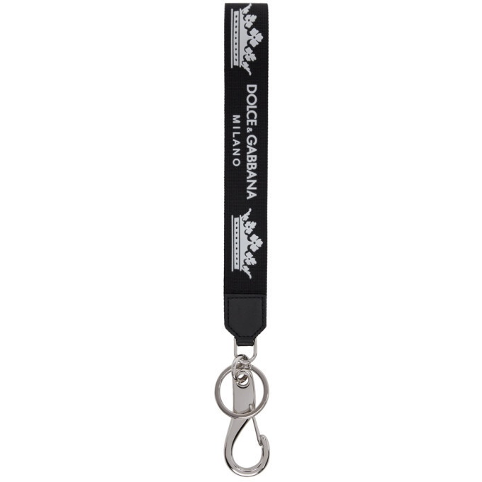 Photo: Dolce and Gabbana Black Strap Keychain
