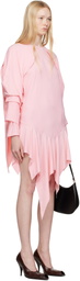 Ashley Williams Pink Wing Minidress