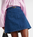 Patou Denim miniskirt