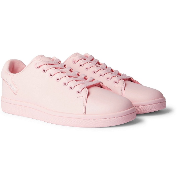Photo: Raf Simons - Orion Vegan Leather Sneakers - Pink