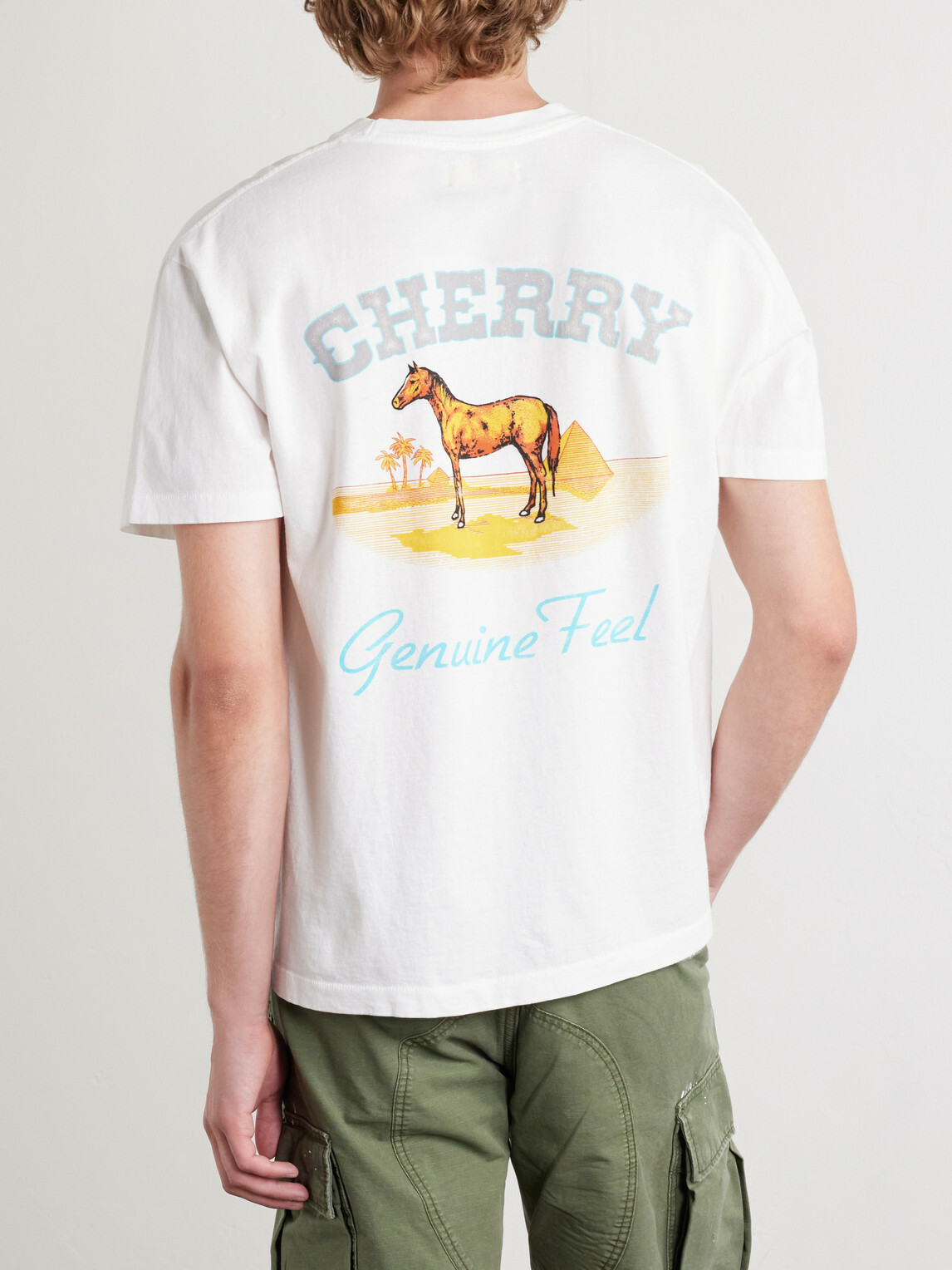 Cherry Los Angeles - Cotton-Jersey T-Shirt - White